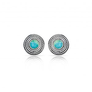 Fabia Earrings Andean Opal