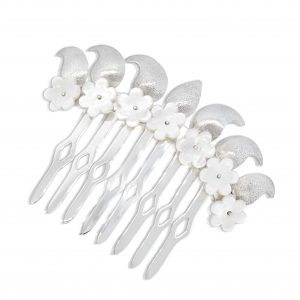 Flower Bridal Back Comb