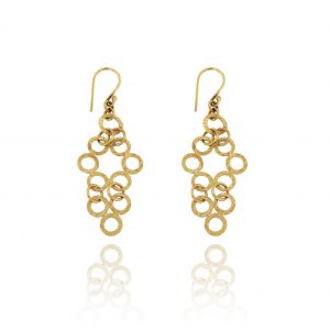 Gold Toss 18k Earrings