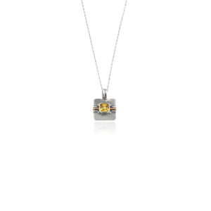 Touch of Gold Necklace- Topaz 18k