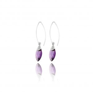 Stella Earrings Amethyst