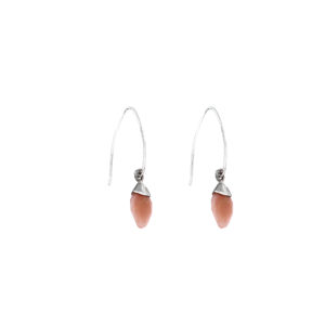 Stella Earrings Pink Opal