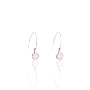 Stella Earrings Rose Quartz